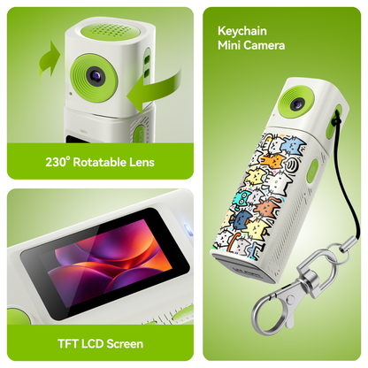 Westora Keychain Mini 2K High Quality Camera