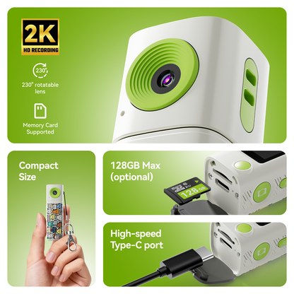 Westora Keychain Mini 2K High Quality Camera